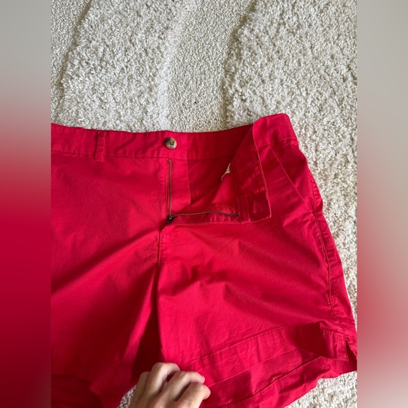 Old Navy Red Bermuda Everyday Mid Rise Shorts Size 14 - Picture 6 of 9